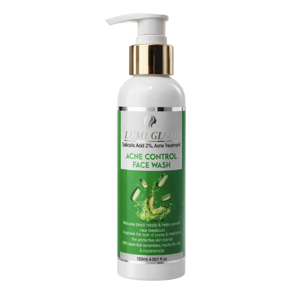 Acne Control Face Wash – Salicylic Acid 2% | Lumi Glow